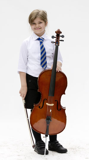 Chorister with 'cello