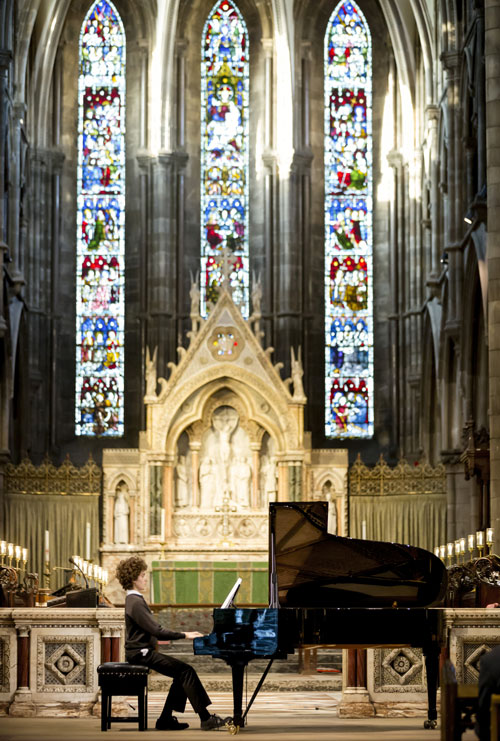 Pianist in St Mary's Cathedral