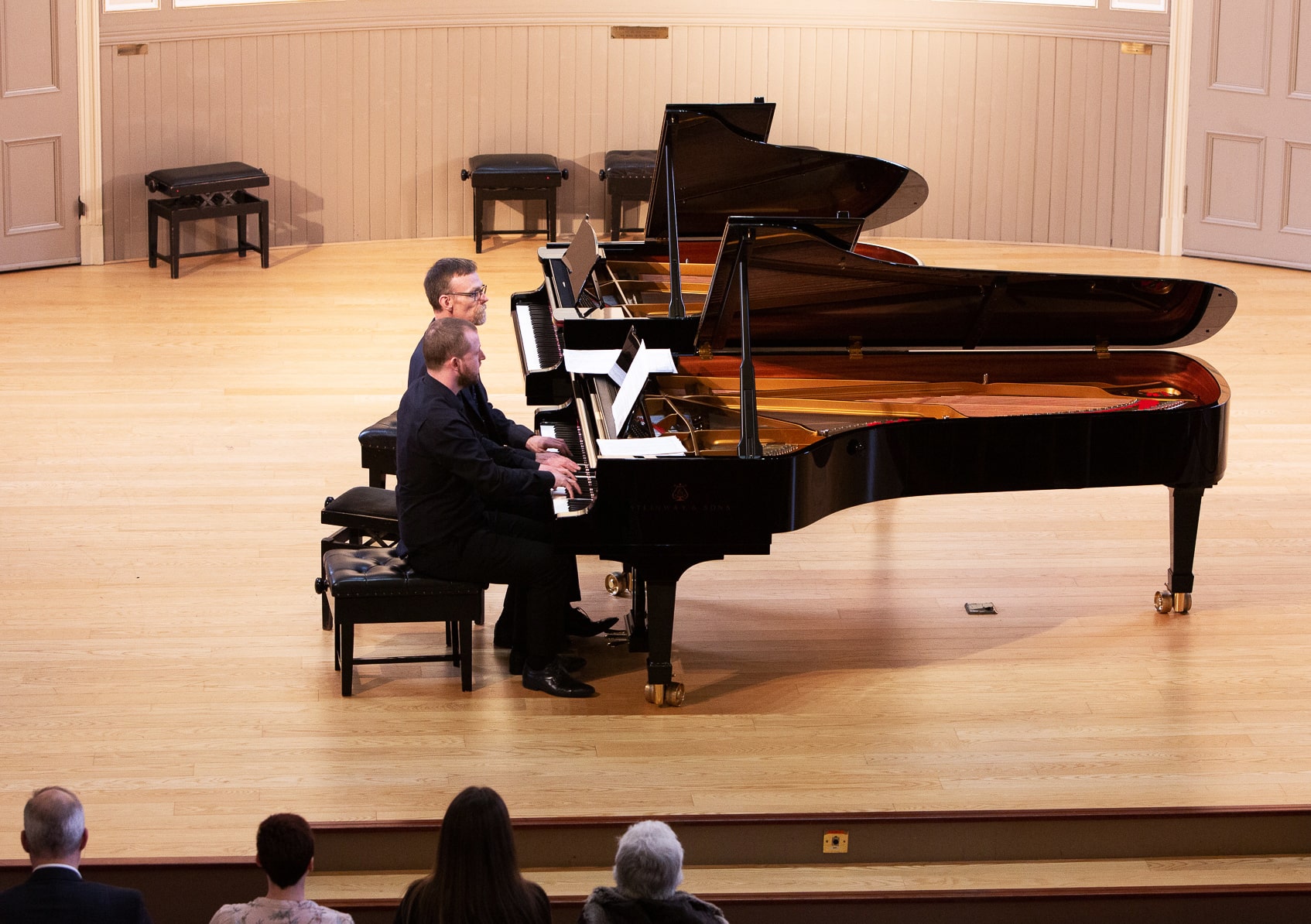 Simon Smith, Pianist and John Cameron, Assistant Director of Music at St Mary's Music School